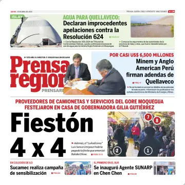 Prensa Regional - 25 abril 2024