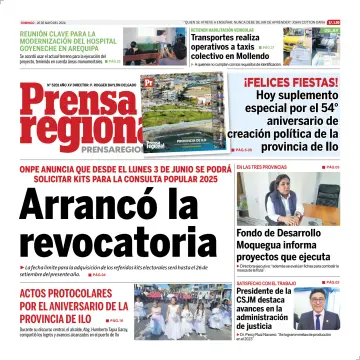 Prensa Regional - 26 五月 2024