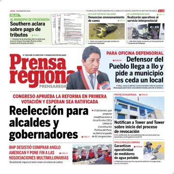 Prensa Regional - 30 May 2024