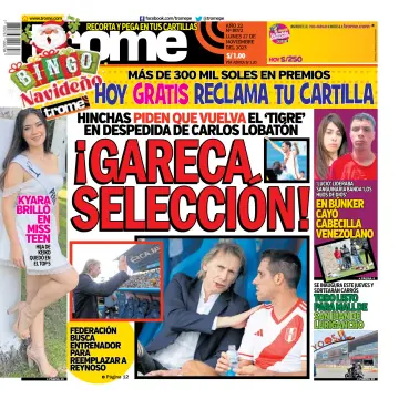 Diario Trome - 27 Nov 2023