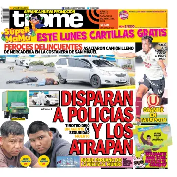 Diario Trome - 20 abr. 2024