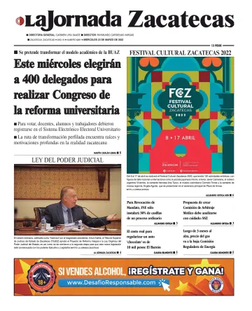 La Jornada Zacatecas - 23 Mar 2022