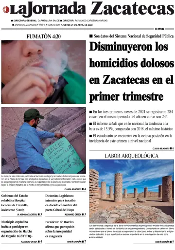 La Jornada Zacatecas - 21 Apr 2022