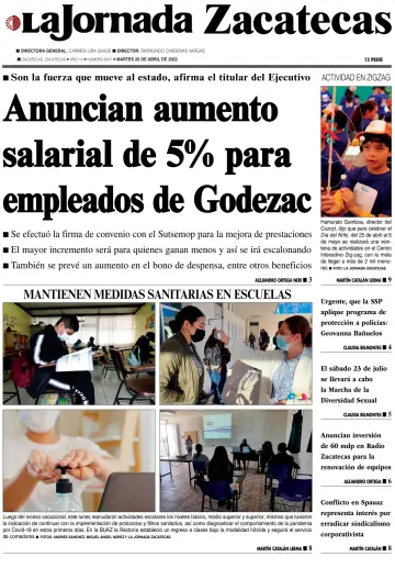 La Jornada Zacatecas - 26 Apr 2022