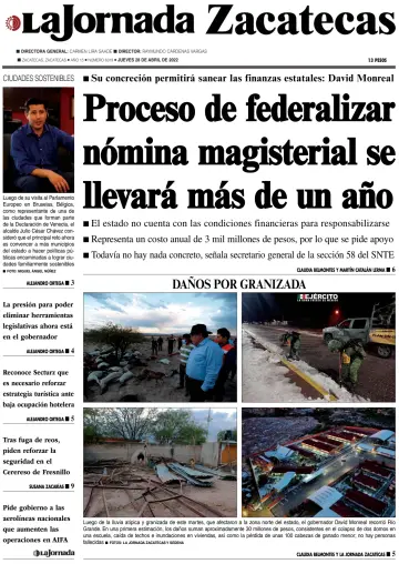 La Jornada Zacatecas - 28 Apr 2022