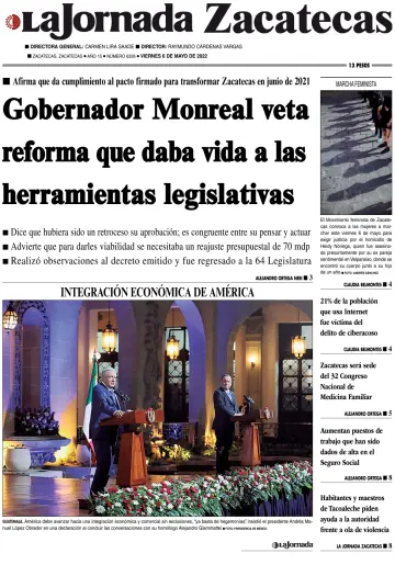 La Jornada Zacatecas - 6 May 2022