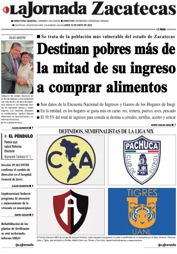 La Jornada Zacatecas - 16 May 2022