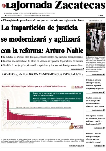 La Jornada Zacatecas - 18 May 2022