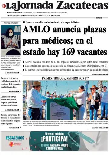 La Jornada Zacatecas - 25 May 2022