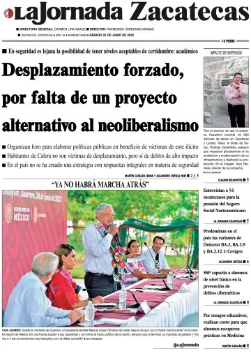 La Jornada Zacatecas - 25 Jun 2022