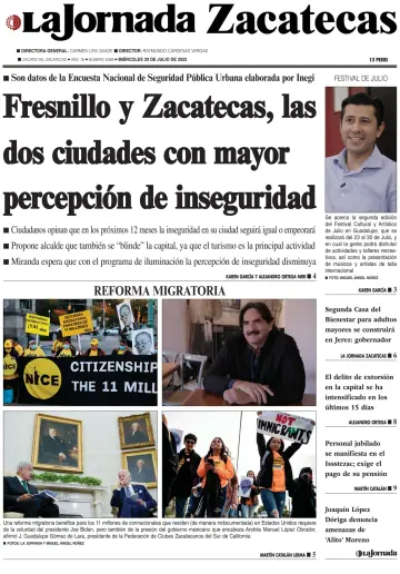 La Jornada Zacatecas - 20 Jul 2022
