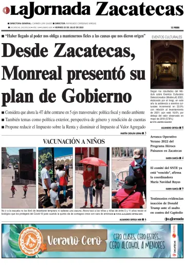 La Jornada Zacatecas - 22 Jul 2022