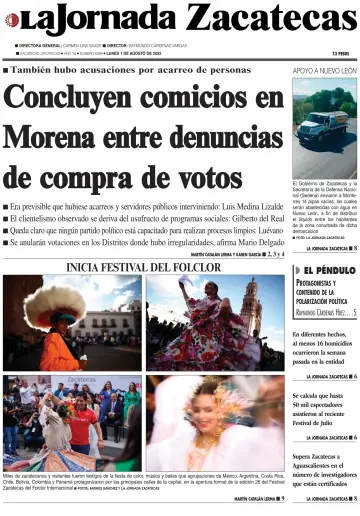 La Jornada Zacatecas - 1 Aug 2022