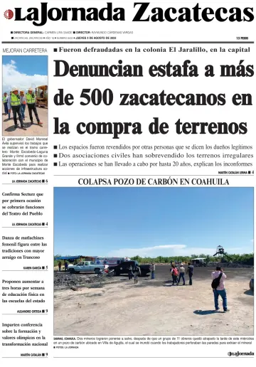 La Jornada Zacatecas - 4 Aug 2022