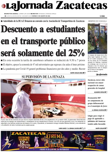 La Jornada Zacatecas - 12 Aug 2022