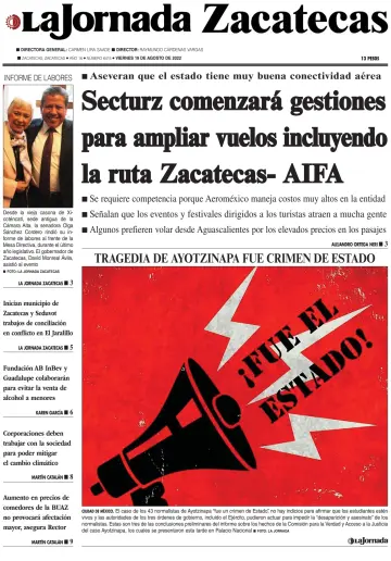 La Jornada Zacatecas - 19 Aug 2022