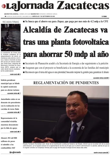 La Jornada Zacatecas - 7 Sep 2022