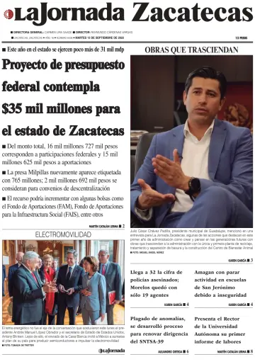 La Jornada Zacatecas - 13 Sep 2022