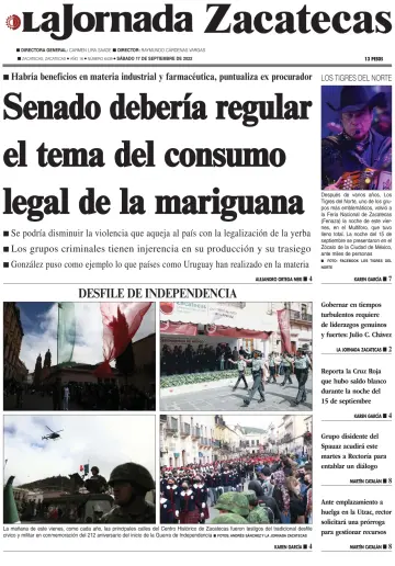 La Jornada Zacatecas - 17 Sep 2022