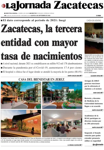 La Jornada Zacatecas - 22 Sep 2022