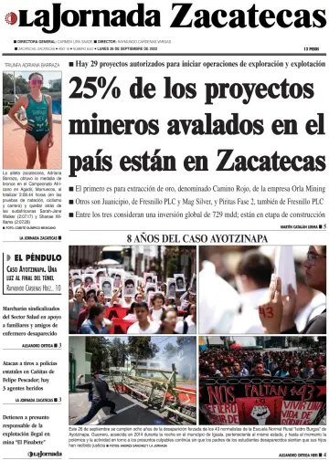La Jornada Zacatecas - 26 Sep 2022