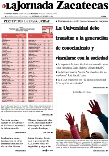 La Jornada Zacatecas - 19 Oct 2022