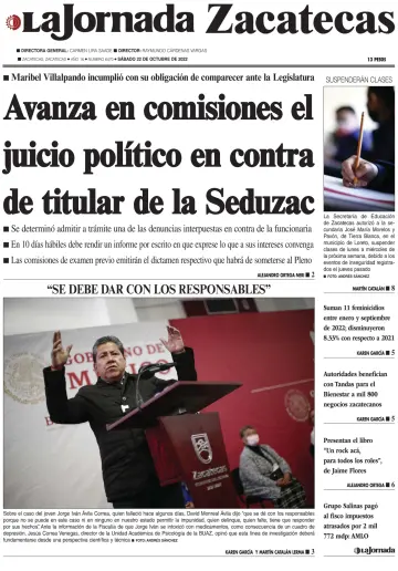La Jornada Zacatecas - 22 Oct 2022