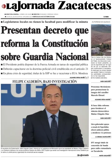 La Jornada Zacatecas - 26 Oct 2022
