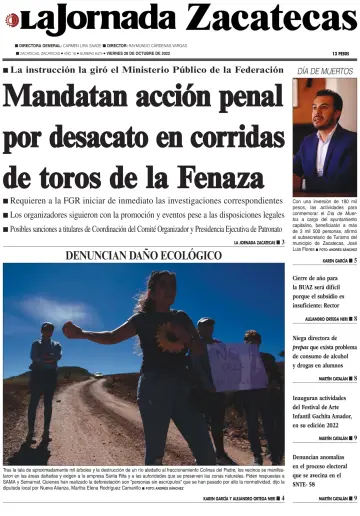 La Jornada Zacatecas - 28 Oct 2022