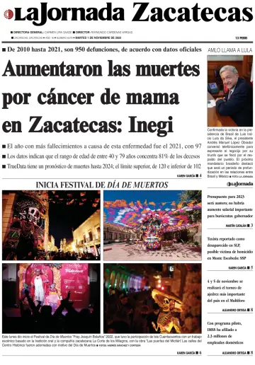 La Jornada Zacatecas - 1 Nov 2022