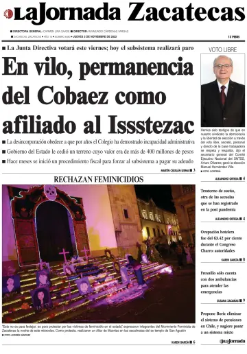 La Jornada Zacatecas - 3 Nov 2022