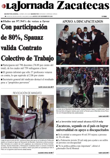 La Jornada Zacatecas - 10 Nov 2022