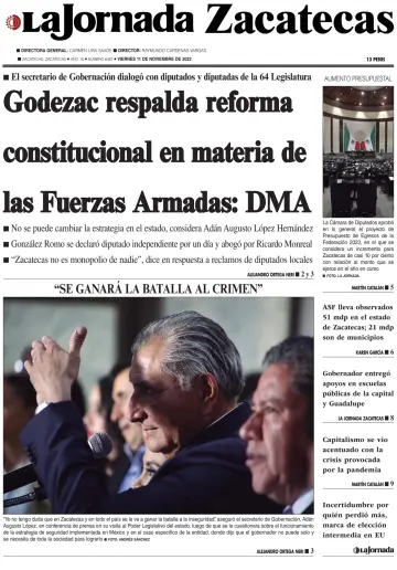 La Jornada Zacatecas - 11 Nov 2022