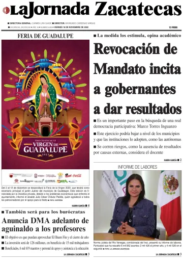 La Jornada Zacatecas - 18 Nov 2022