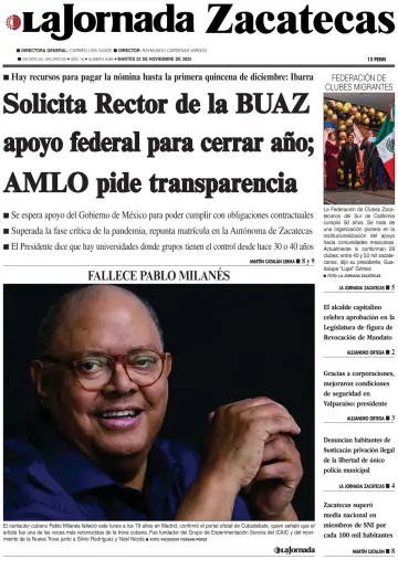 La Jornada Zacatecas - 22 Nov 2022