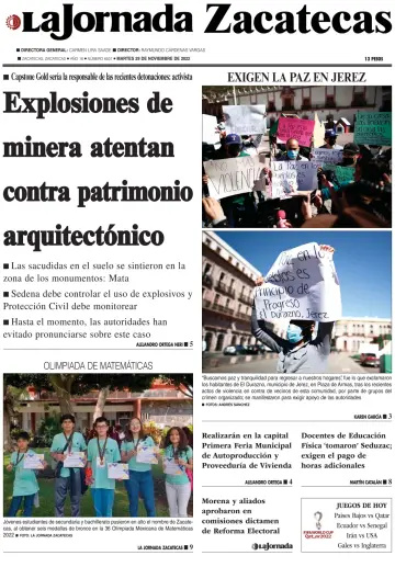 La Jornada Zacatecas - 29 Nov 2022