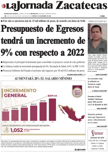 La Jornada Zacatecas - 2 Dec 2022