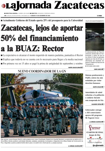 La Jornada Zacatecas - 10 Dec 2022