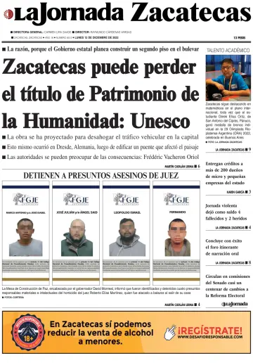 La Jornada Zacatecas - 12 Dec 2022