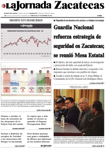 La Jornada Zacatecas - 21 Dec 2022