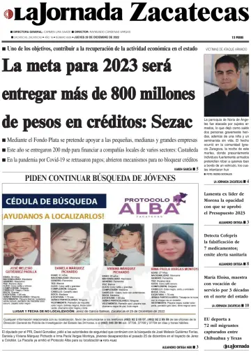 La Jornada Zacatecas - 29 Dec 2022