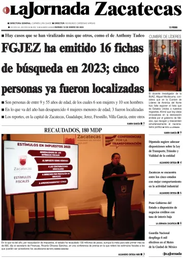 La Jornada Zacatecas - 13 Jan 2023