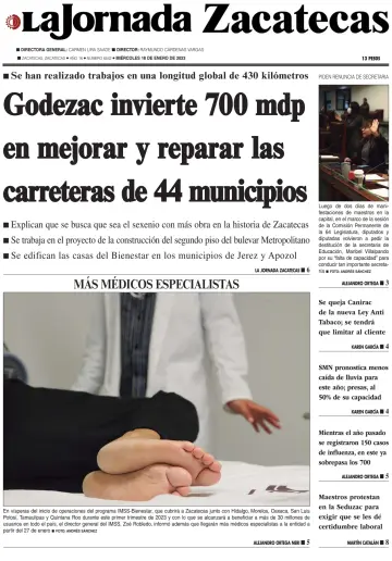 La Jornada Zacatecas - 18 Jan 2023