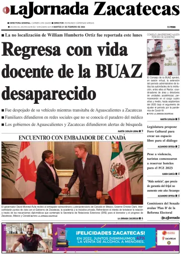 La Jornada Zacatecas - 21 Feb 2023