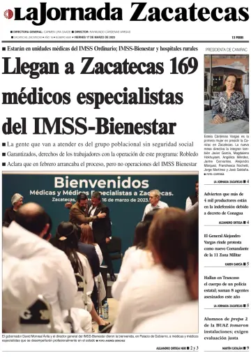 La Jornada Zacatecas - 17 mars 2023