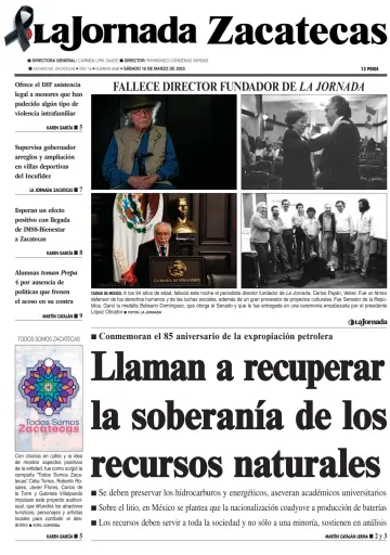 La Jornada Zacatecas - 18 março 2023