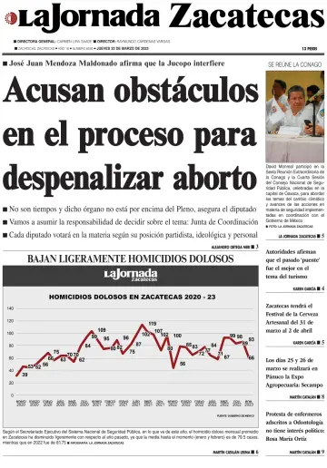 La Jornada Zacatecas - 23 3월 2023