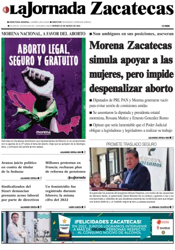 La Jornada Zacatecas - 24 marzo 2023