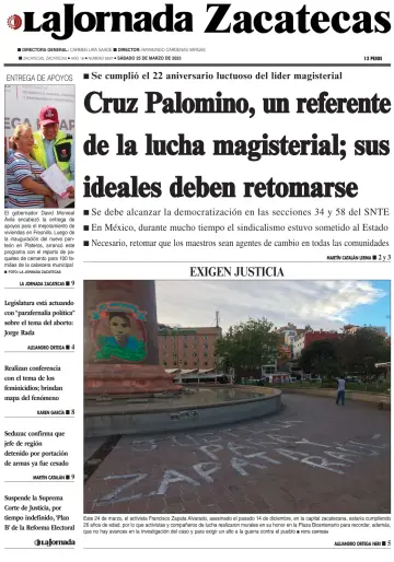 La Jornada Zacatecas - 25 三月 2023