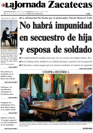 La Jornada Zacatecas - 05 Apr. 2023